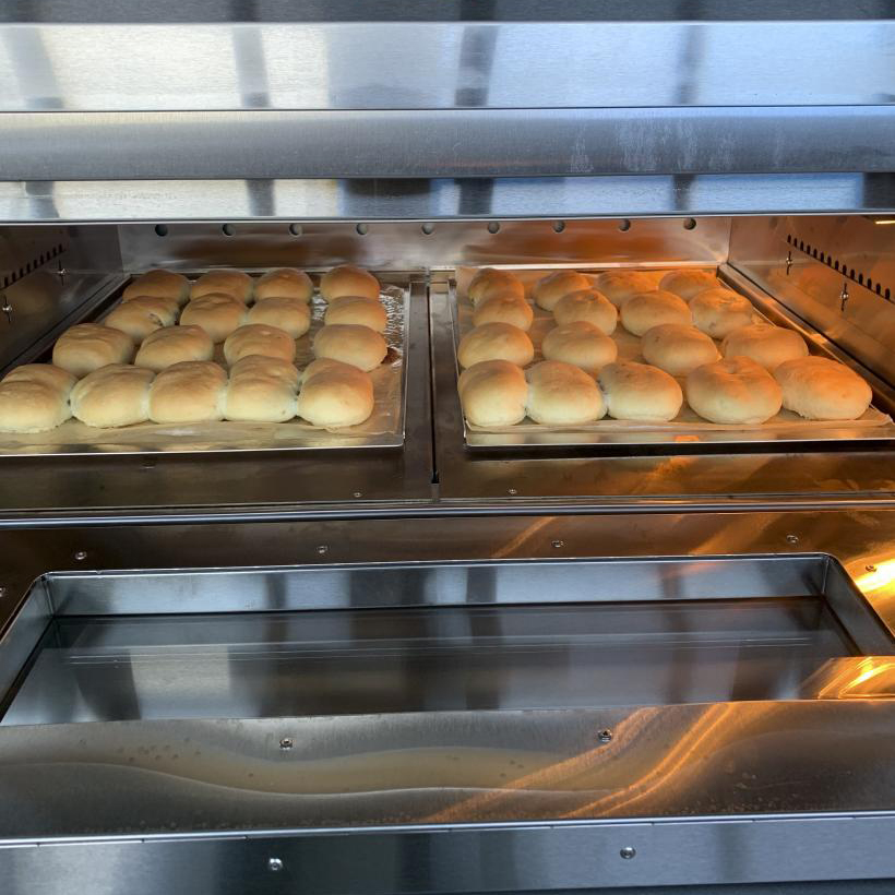 картинка Шкаф пекарский подовый газовый Grill Master ШЖГ/2 (+400°C) (4 противня, с пароувлажнением)