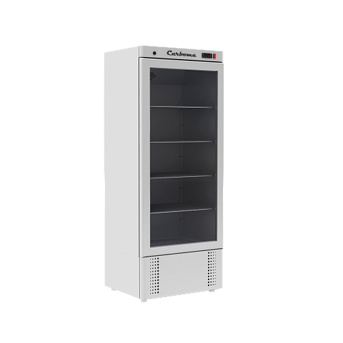 Шкаф холодильный Carboma V560 С INOX универсальный