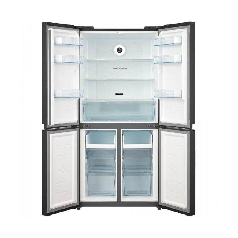 Холодильник-морозильник Бирюса CD 466 BG черное стекло