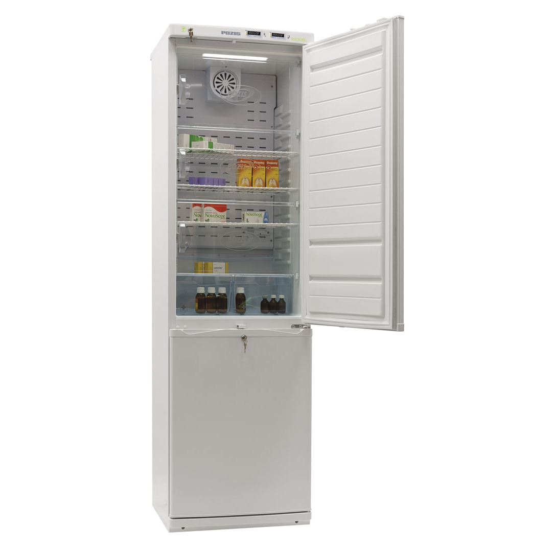 Холодильник "POZIS" лабораторный ХЛ-340-1 мет/мет