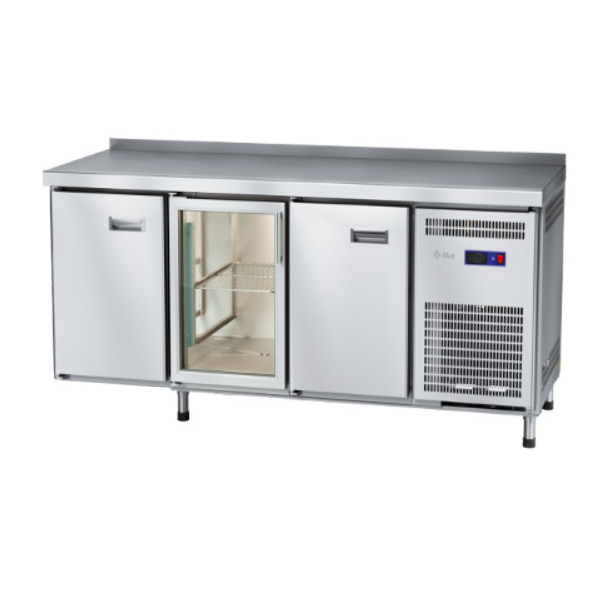 Стол холодильный Abat СХС-70-02 (дверь, дверь-стекло, дверь)