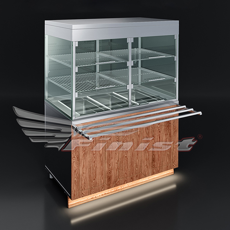 Прилавок-витрина для холодных закусок Finist ПВХв1200