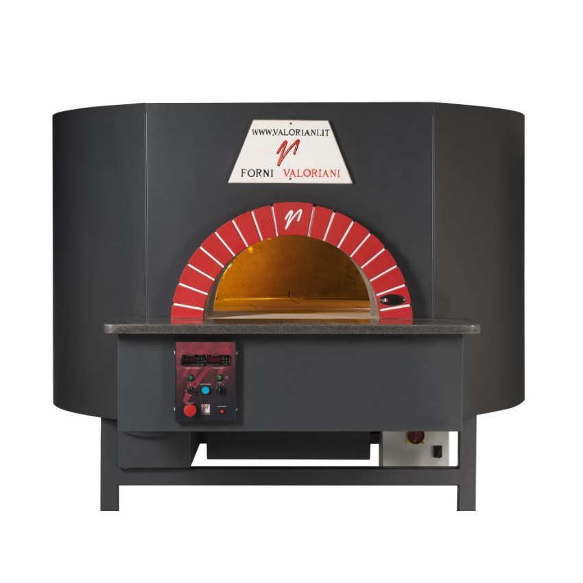 Печь для пиццы ротационная газовая/дровяная Valoriani Rotativo 100