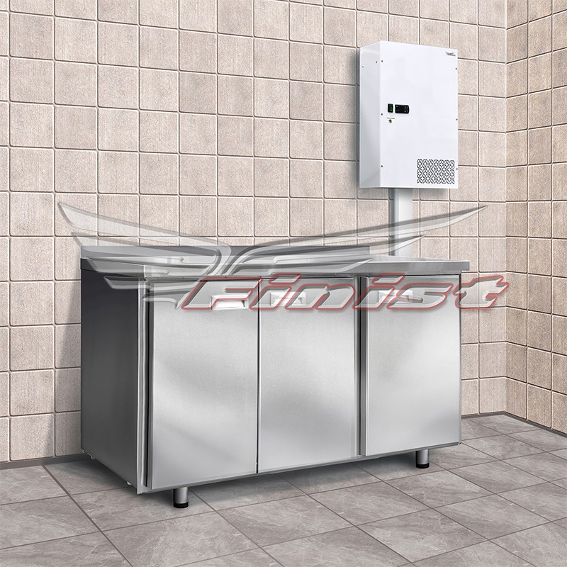Стол холодильный Finist СХСан-700-3 настенный агрегат 1485x700x850 мм