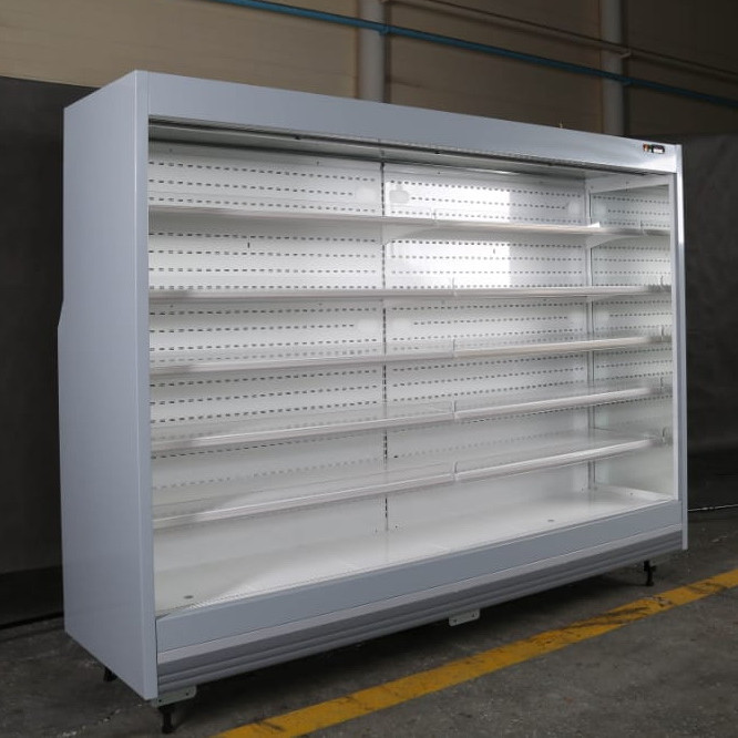 Холодильная горка Ариада Полтава BC79-2500 со встроенным агрегатом без боковин