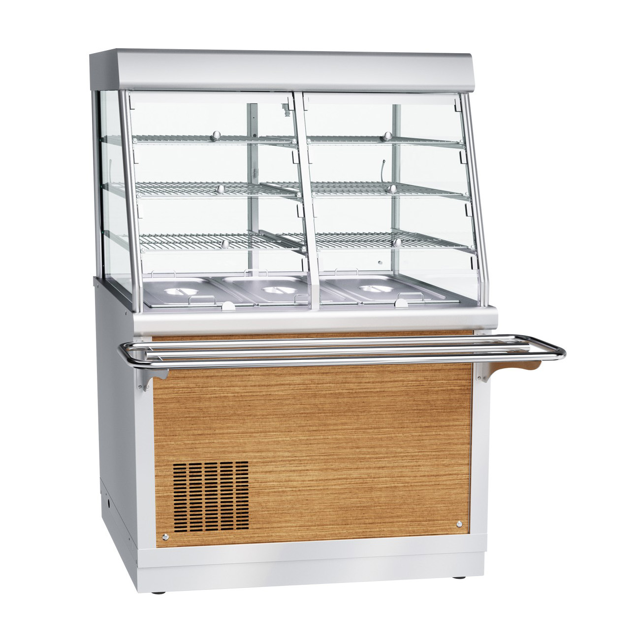 Прилавок-витрина холодильный Abat ПВВ(Н)-70Х-С-НШ