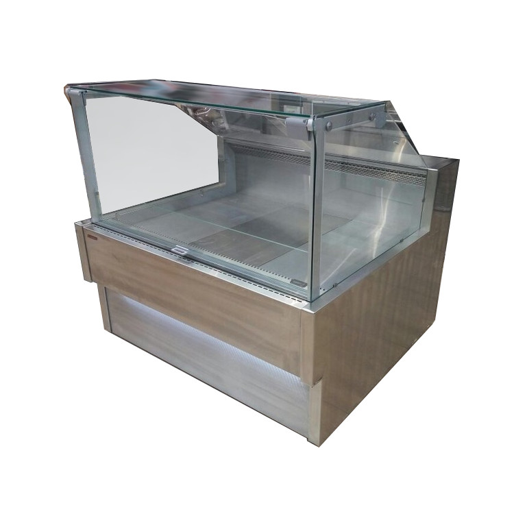Холодильная витрина Берн Куб ВС44-1250 Ариада с выносным агрегатом без боковин
