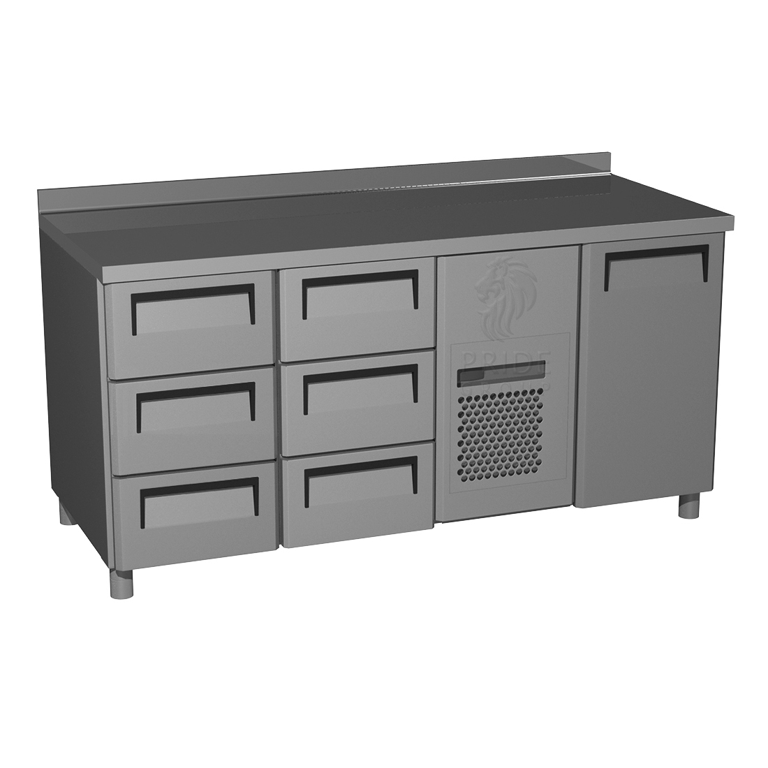 Холодильный стол T70 M3-1 0430 (3GN/NT Carboma) 1 дверь 6 ящиков