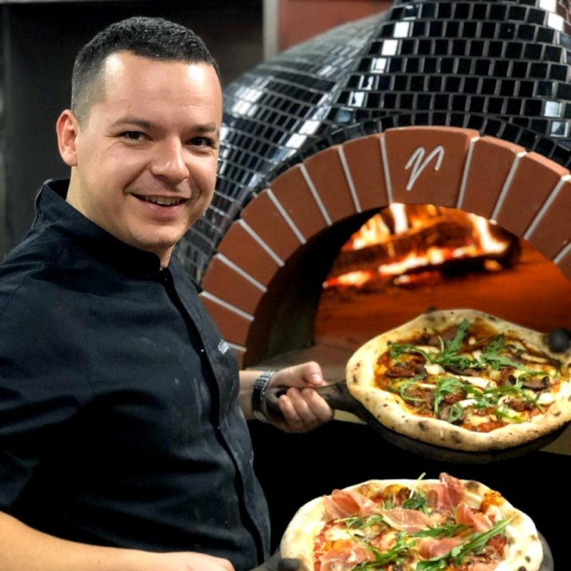 Печь для пиццы ротационная газовая/дровяная Valoriani Rotativo 120