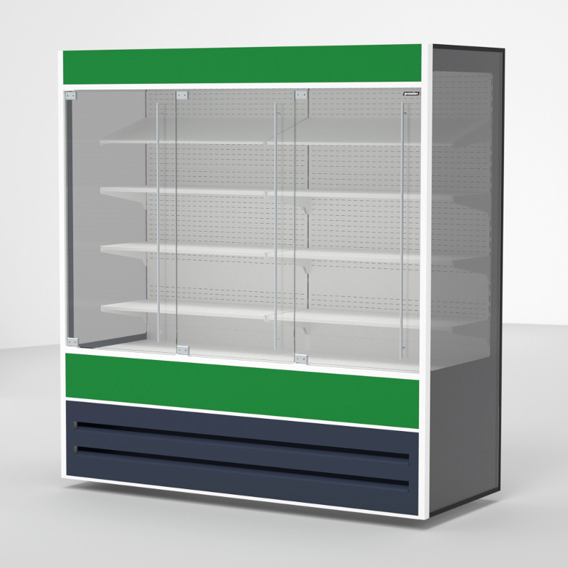Холодильная витрина Premier ВВУП1-1,90ТУ/ЯЛТА-2,5 нержавеющая сталь