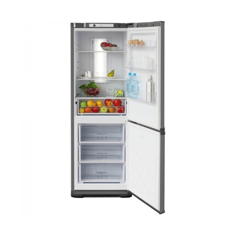 картинка Холодильник-морозильник Бирюса M320NF металлик