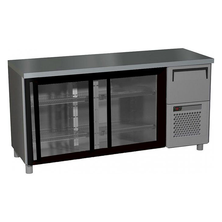 Холодильный барный стол T57 M2-1-C 0430 (BAR-360К Carboma)