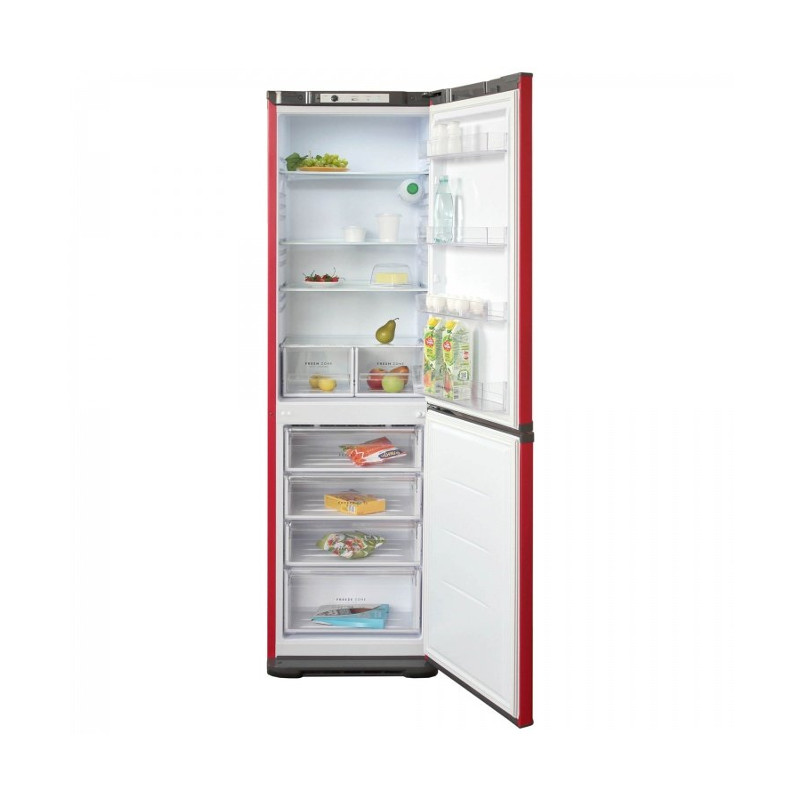 картинка Холодильник-морозильник Бирюса H649 красный