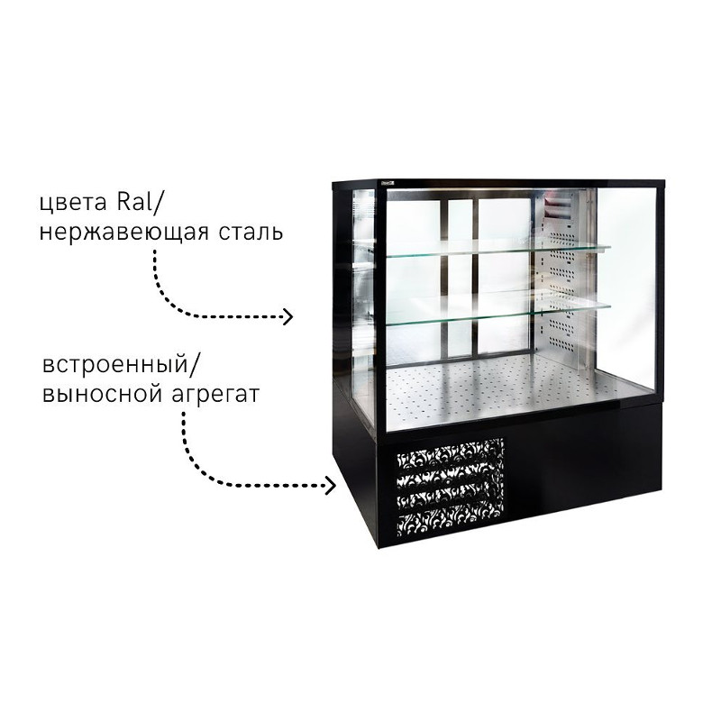 Напольная холодильная кондитерская витрина FINIST LARA L-3