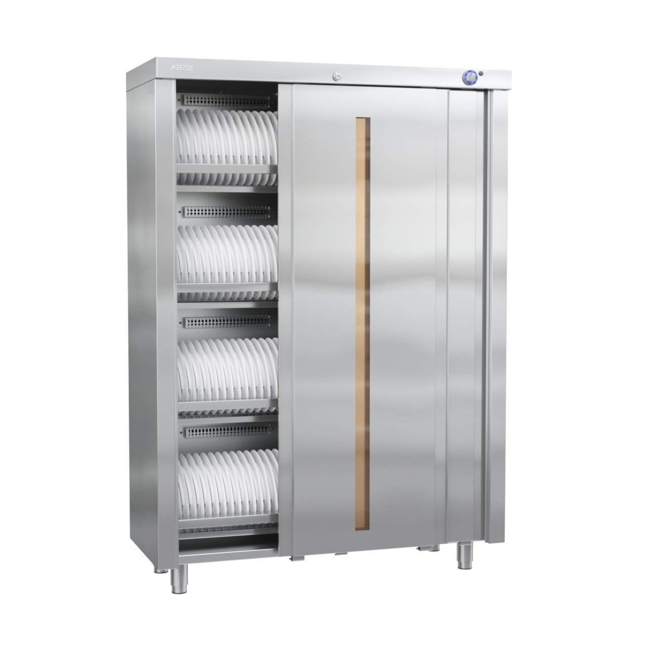 Шкаф для стерилизации столовой посуды и кухонного инвентаря ШЗДП-4-950-02 (без полок)
