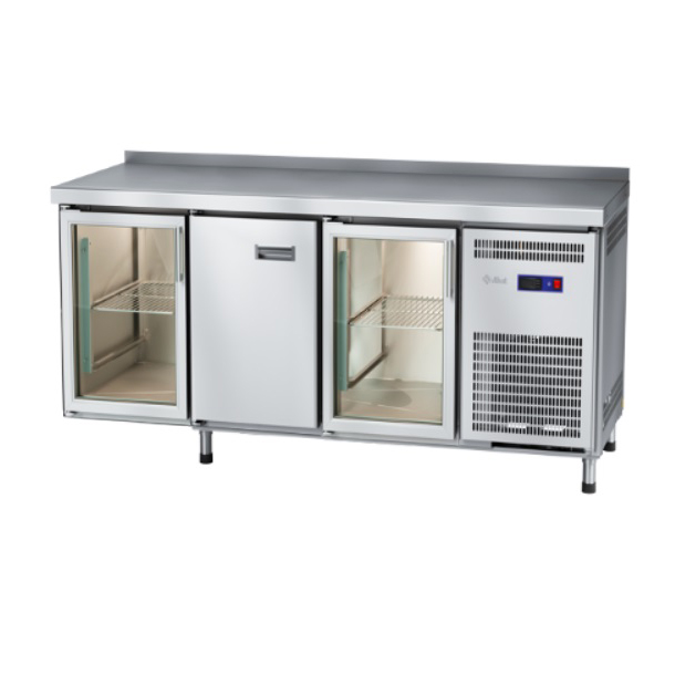 Стол холодильный Abat СХС-60-02 (дверь-стекло, дверь, дверь-стекло)