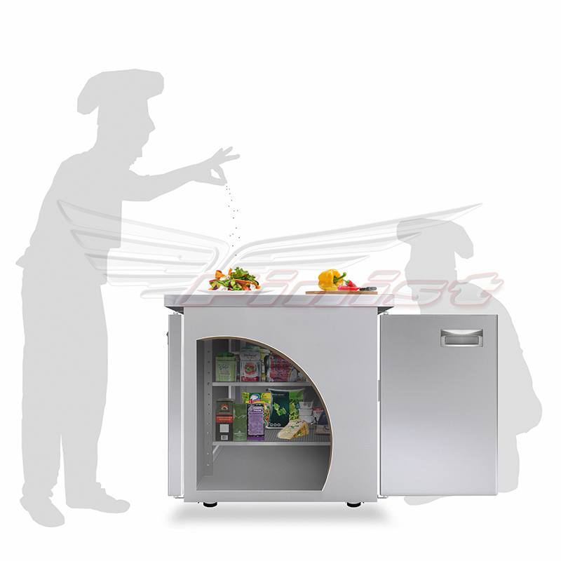 Стол холодильный Finist СХСскв-700-8 сквозной 2300x700x850 мм