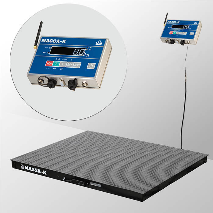 картинка Весы Масса-К 4D-PМ-10/10-500-AB(RUEW) с интерфейсами RS, USB, Ethernet, WiFi и влагозащитой