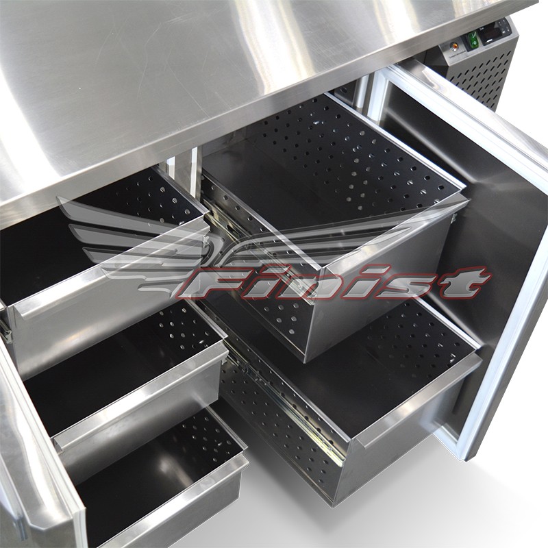 картинка Стол холодильный Finist СХС-700-1/6(4С) 2300x700x850 мм