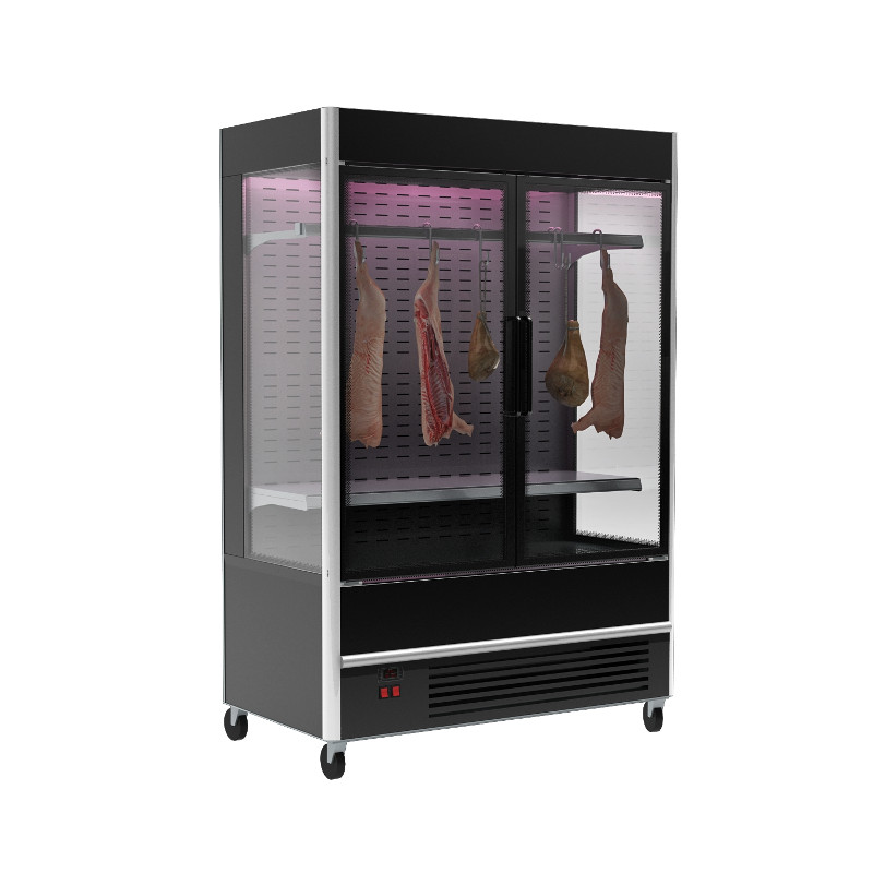 Витрина холодильная Carboma FC 20-08 VV 1,0-3 X7 9005 для демонстрации мяса
