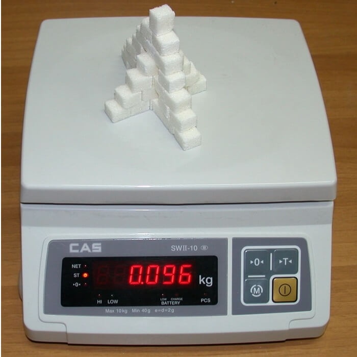 Весы электронные порционные CAS SW II-2 1 дисплей
