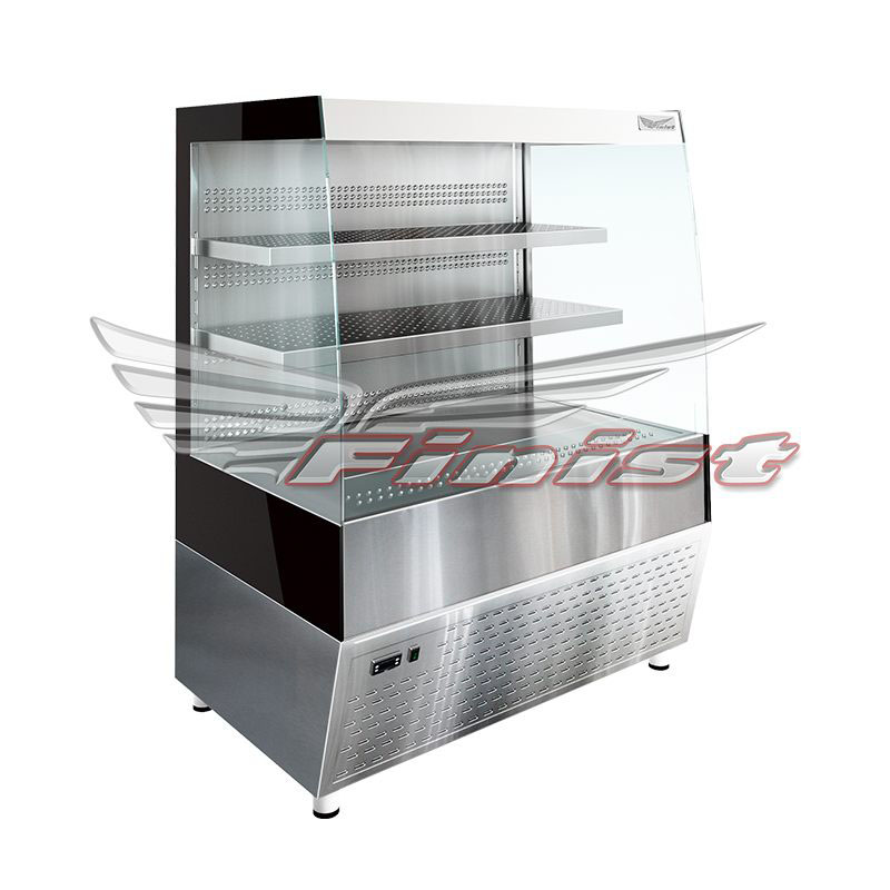 Напольная холодильная витрина-горка FINIST ELEGY INOX Ei2/1060 нержавеющая сталь