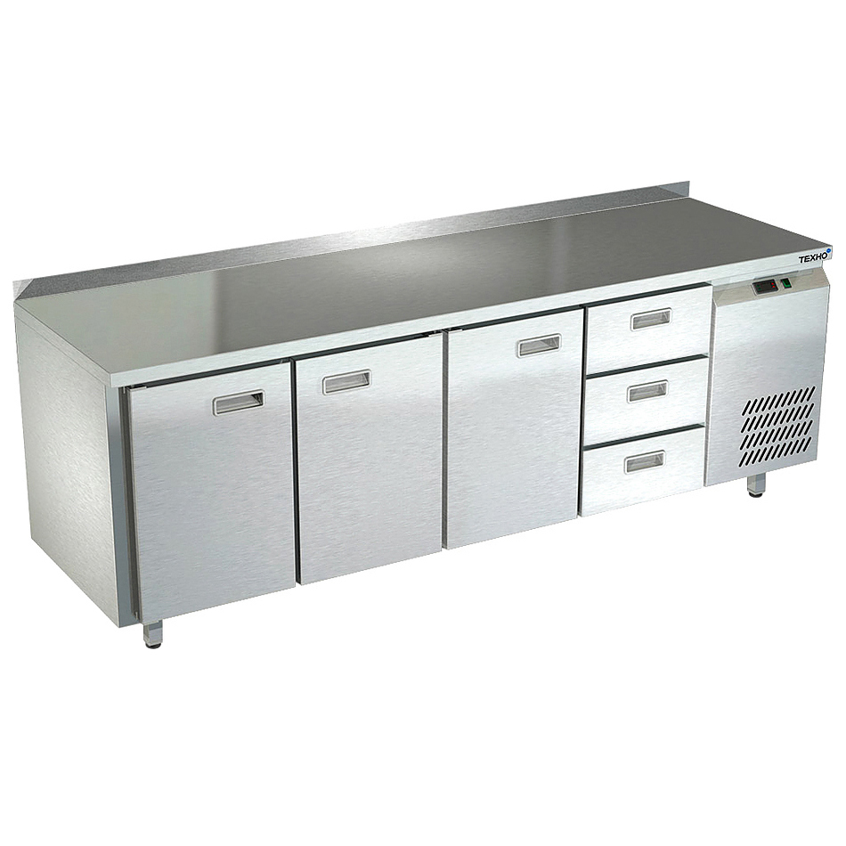 Холодильный стол Техно-ТТ СПБ/О-222/33-2207 3 двери 3 ящика
