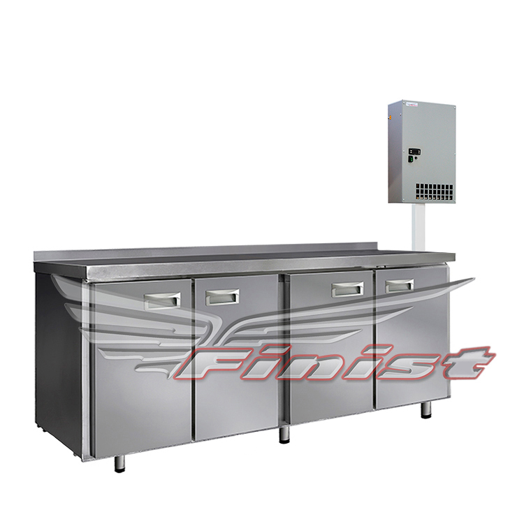 Стол холодильный Finist СХСан-700-4 настенный агрегат 1900х700х850 мм