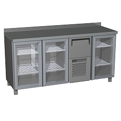 картинка Холодильный барный стол T57 M3-1-G 9006/9005 (BAR-360С Carboma)