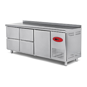 картинка Холодильный стол с 4 ящиками и 1 дверью Fornazza HSF41-500