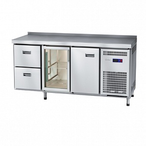 картинка Стол холодильный Abat СХН-70-02 (ящики 1/2, дверь-стекло, дверь)