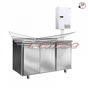 картинка Стол холодильный Finist СХСан-700-3 настенный агрегат 1485x700x850 мм